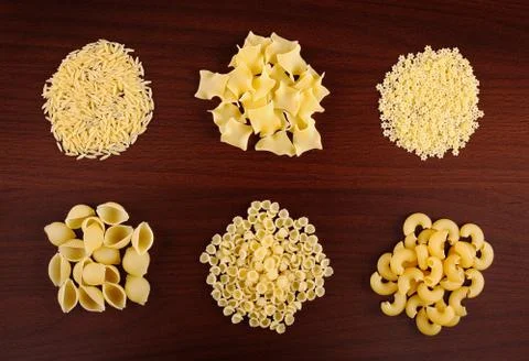 Pasta collection Foto stock