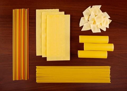 Pasta collection Stock Photos