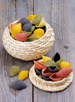 Pasta Conchiglie Stock Photos