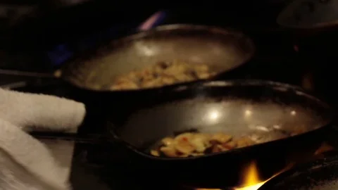 Pasta Cooking Restaurant Kitchen 2 Stock Footage 79044207