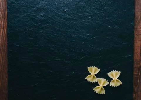 Pasta On Desk Stock Photos
