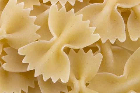 Pasta from durum wheat Stock Photos