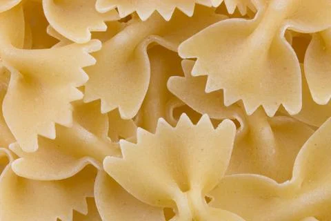 Pasta from durum wheat Stock Photos