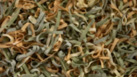 Pasta explosion on black background 250 fps Stock-Footage 132072875