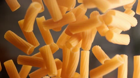 Pasta falling in slow motion Stock Footage 156845667