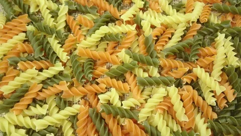 Pasta Falling, Ultrahd 4K 库存影片 92447177