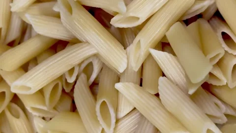 Pasta Falls On The Table. Stock Footage 340407677