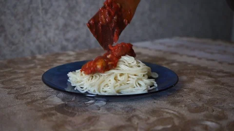 Pasta Stock Footage 128307653