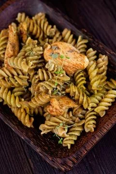 Pasta fusilli Stock Photos