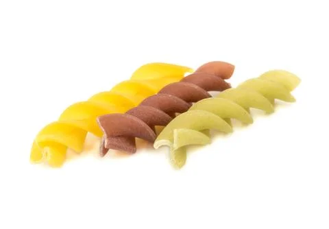 Pasta fusilli Stock Photos