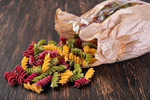 Pasta Fusilli Stock Photos