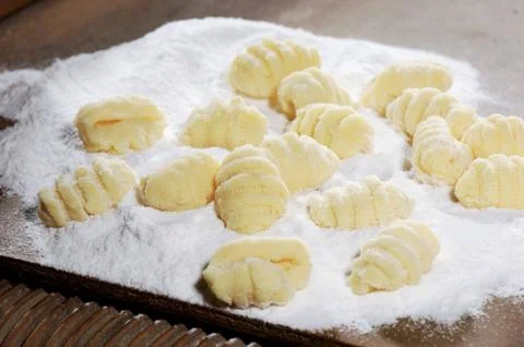 Pasta Gnocchi Stock Photos