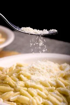 Pasta gorgonzola Stock Photos