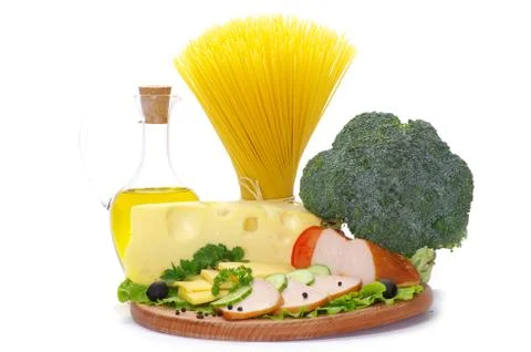 Pasta ingredients Foto stock