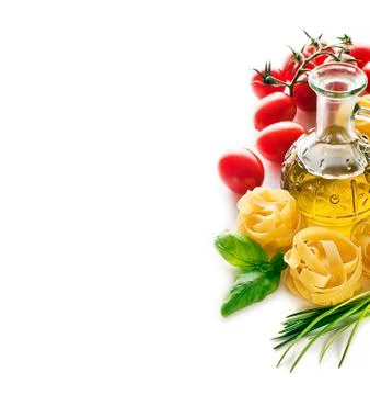Pasta ingredients Stock Photos
