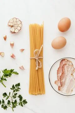 PASTA INGREDIENTS Stock Photos