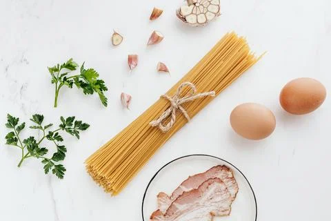 PASTA INGREDIENTS Stock Photos