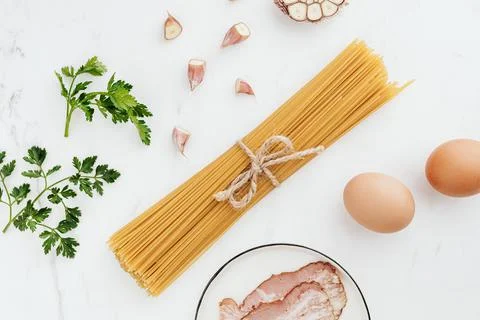 PASTA INGREDIENTS Stock Photos