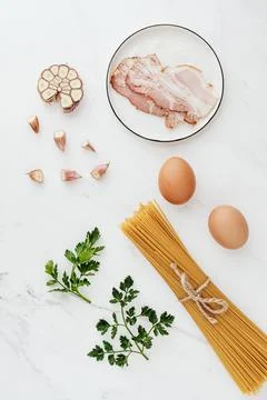 PASTA INGREDIENTS Stock Photos