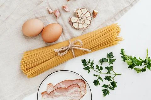 PASTA INGREDIENTS Stock Photos
