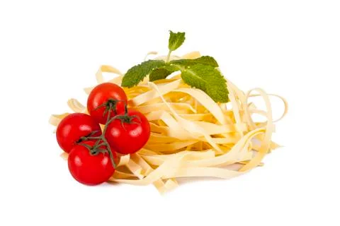 Pasta isolated Stock Photos