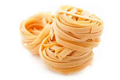 Pasta isolated on white background. Background, italian, penne, food Stock Photos