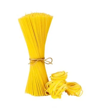Pasta  isolated on white background Stock-Fotos