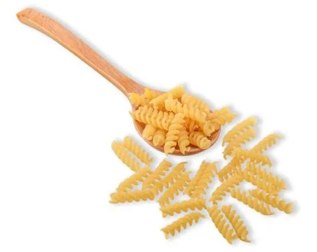 Pasta isolated on white with clipping path Stock Photos