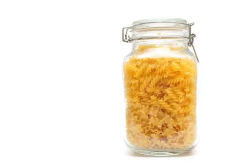Pasta jar Stock Photos