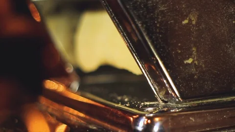 Pasta made with an old machine Stock Footage 101535036