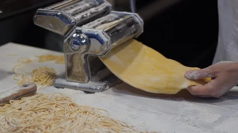 Pasta Making Stock Footage 87604237