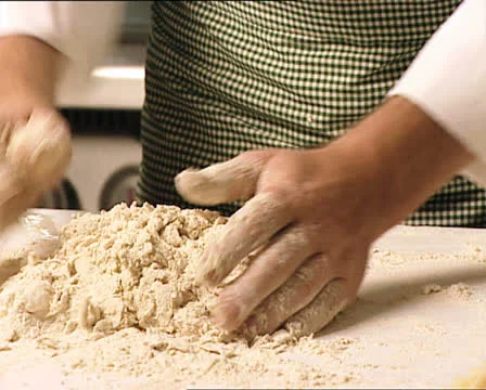 PASTA man hands kneading Video stock 22963462