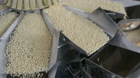 Pasta manufacturing Stock Footage 47472339