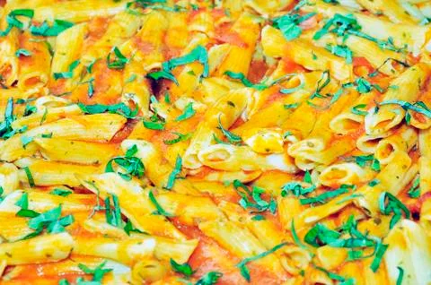 Pasta meal Foto stock