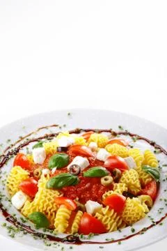 Pasta menue Stock Photos
