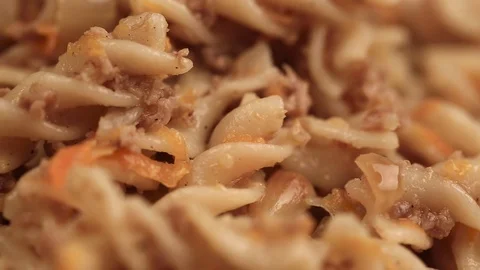 Pasta with minced meat close up Vídeo Stock 97643151