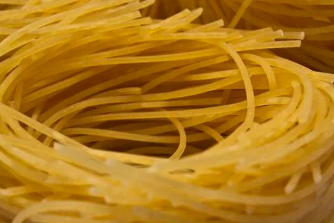 Pasta nest Stock Photos
