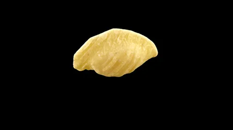 Pasta orecchiette isolated Stock Footage 34372515