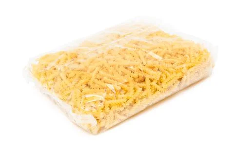 Pasta in package Stock Photos