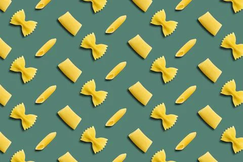 Pasta pattern Stock Photos
