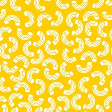 Pasta Pattern seamless. Pasta with sauce sign Background. food texture Stock Illustration