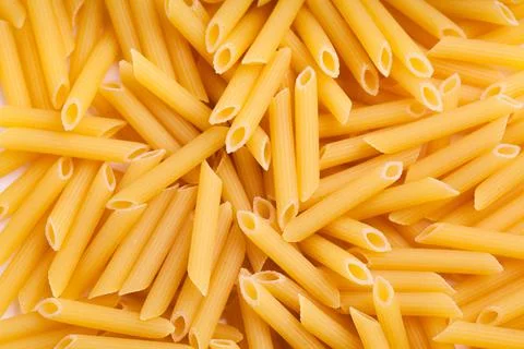 Pasta Penne texture background. High quality photo. Stock Photos