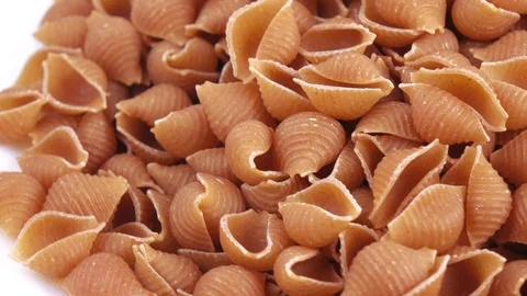 Pasta from polby bulk Stock-Footage 111867725