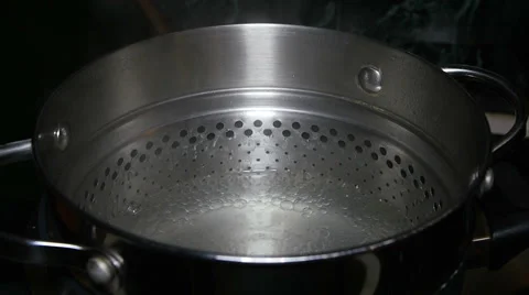 Pasta Pot Boiling Water Stock Footage 50759117