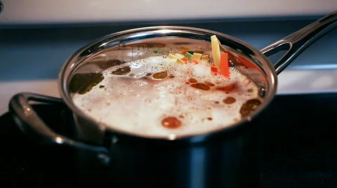 Pasta in a pot Video stock 525284
