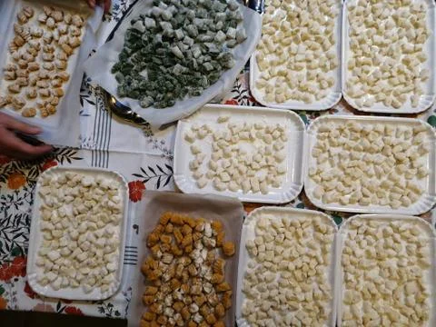 Pasta preparation  Stock Photos