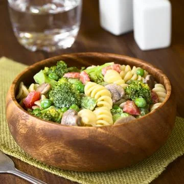 Pasta Primavera Stock Photos
