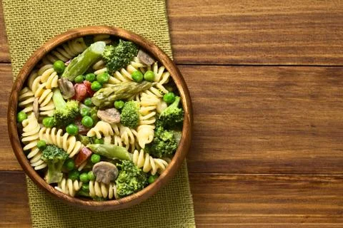 Pasta Primavera Stock Photos