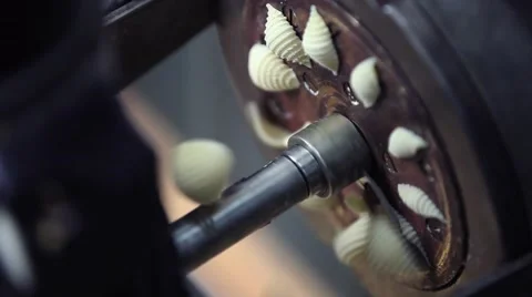 Pasta production line Stock Footage 47922392