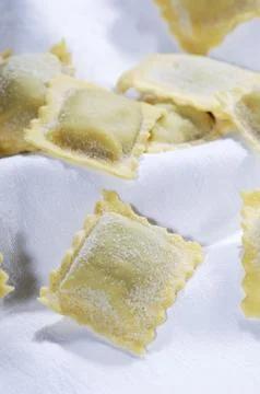 Pasta Ravioli Stock Photos